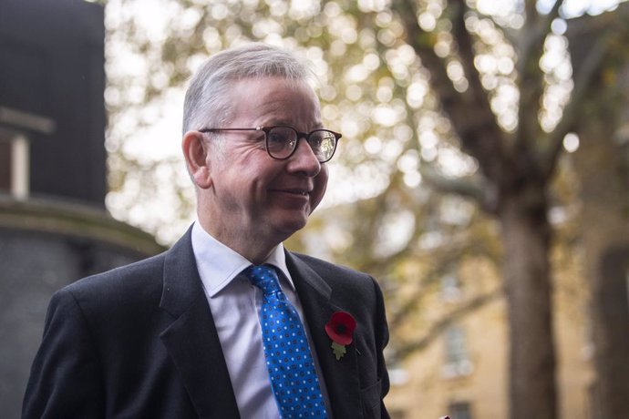 03 November 2020, England, London: The Chancellor of the Duchy of Lancaster, Michael Gove arrives in Downing Street ahead of a Cabinet meeting at the Foreign and Commonwealth Office. Photo: Victoria Jones/PA Wire/dpa