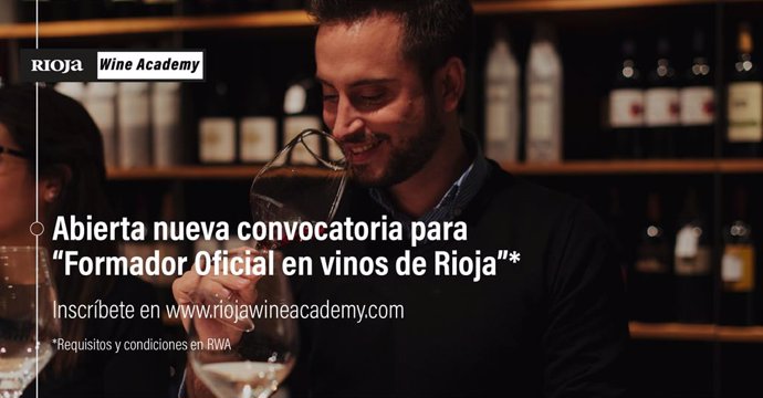 Anuncio de la convocatoria lanzada por 'Rioja Wine Academy'