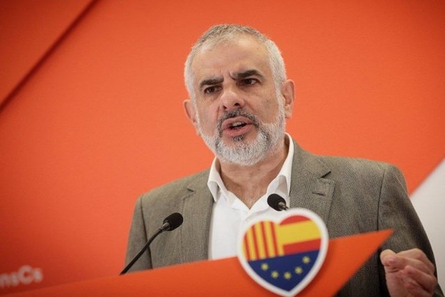 El candidato de Cs a la Presidencia de la Generalitat, Carlos Carrizosa