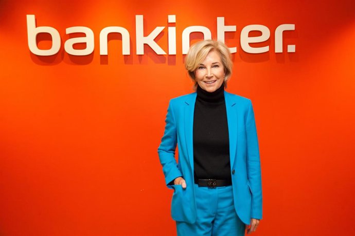La consejera delegada de Bankinter, María Dolores Dancausa, durante la presetación de resultados de 2020.