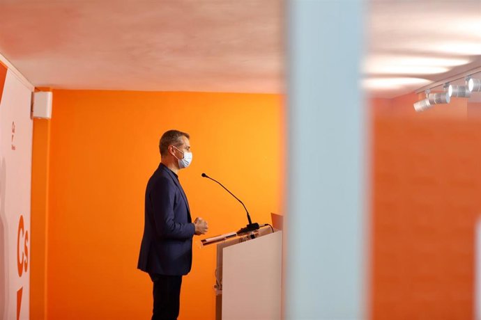 Toni Cantó comparece en la sede de Ciudadanos