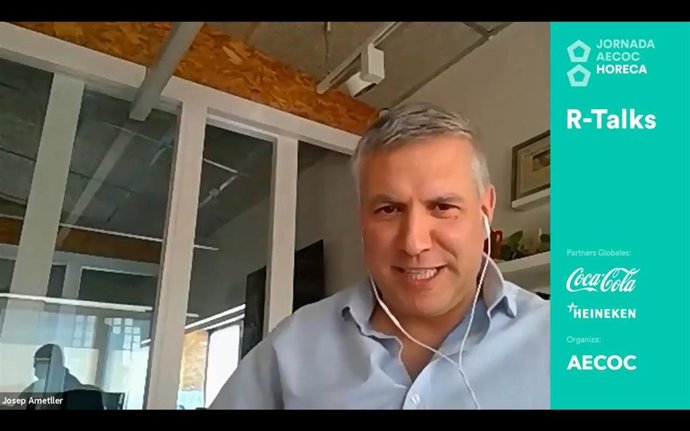 El director general de Ametller Origen, Josep Ametller, durante su intervención.