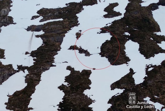 Escenario del rescate del esquiador.