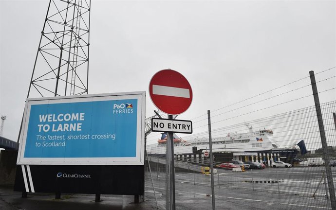 Puerto de Larne, en Irlanda del Norte