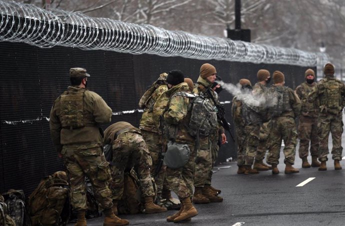 Miembros de la Guardia Nacional de Estados Unidos.