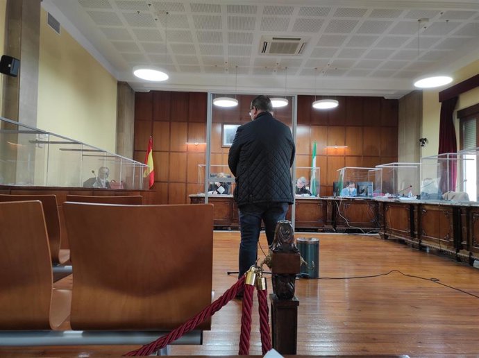 El acusado durante el juicio