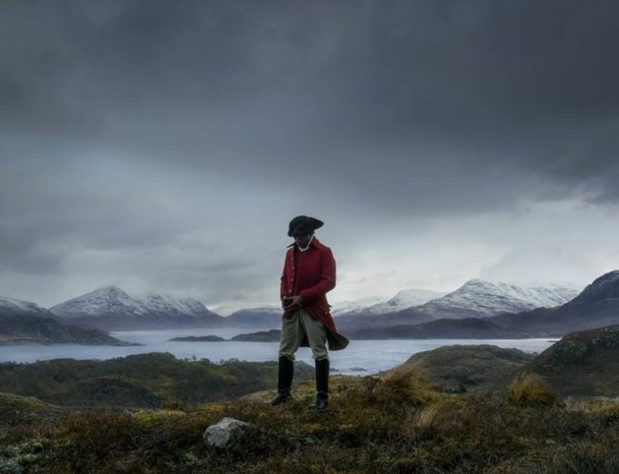 Imagen de la videoinstalación Vertigo Sea del artista John Akomfrah