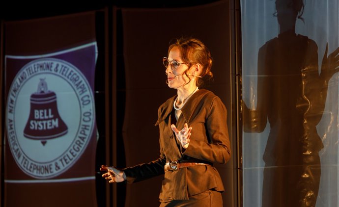 Imagen de una de las representaciones de la obra de teatro 'Yo quiero ser científica'.