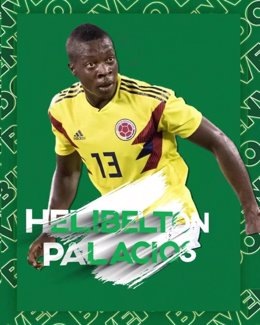 El defensa colombiano Helibelton Palacios, nuevo jugador del Elche CF