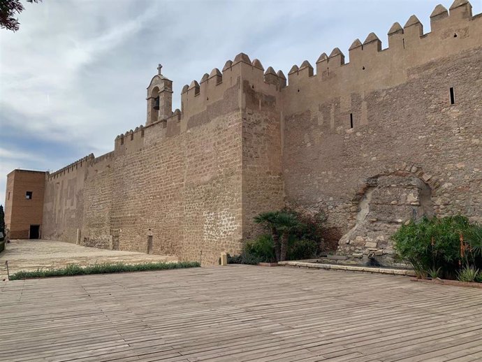 Muro de la Vela del Conjunto Monumental de la Alcazaba de Almería