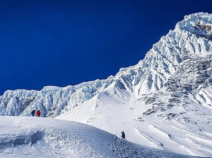 Imagen de la expedición de Alex Txikon al Manaslu