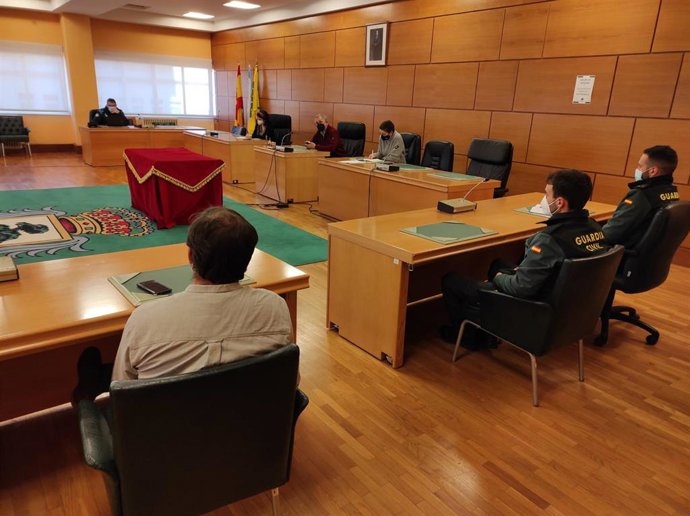 Reunión de la comisión de seguimiento de la covid del Ayuntamiento de Carballo