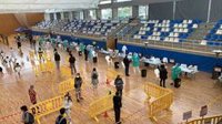 La primera jornada del cribado en Sant Josep finaliza con cinco positivos y más de 1.100 test realizados