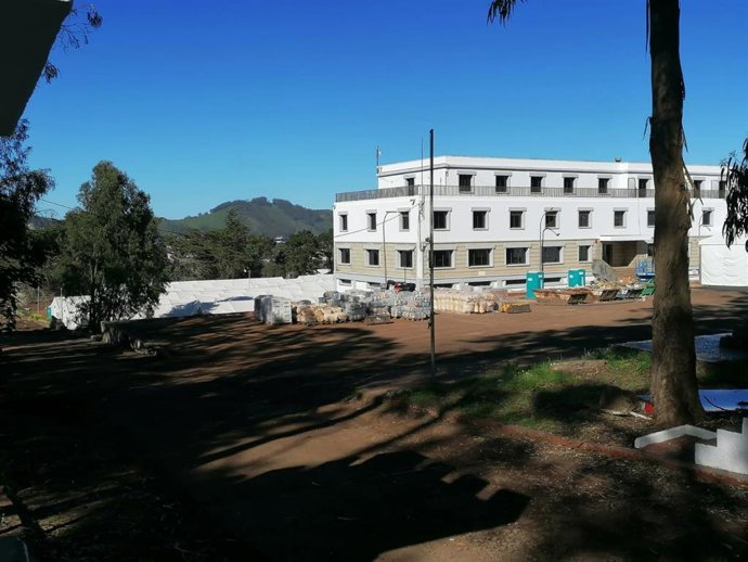 Campamento militar de Las Raíces, en Tenerife