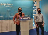 Cvirus.- El PP censura "la corrupción pandémica que se ha instaurado en el Govern" por los cargos públicos vacunados