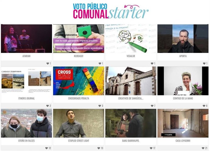 Propuestas al programa Comunal Starter.