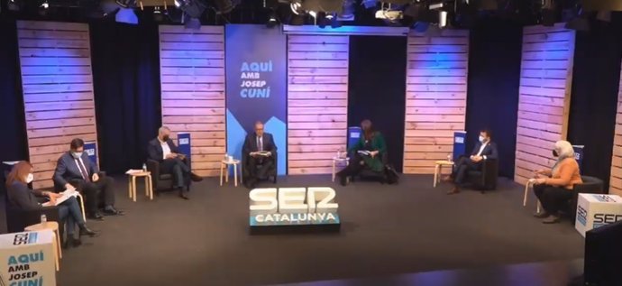 Debat celebrat aquest divendres a la Cadena Ser amb els candidats a les eleccions catalanes del 14-F