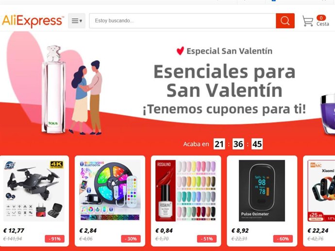 AliExpress tiene todo lo necesario para sorprender a tus seres queridos por San Valentín