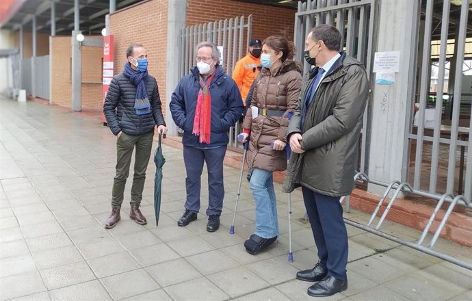 De izquierda a derecha, el vicepresidente de la Diputación Provincial, José Luis Prieto; el alcalde de Zamora, Francisco Guarido; la delegada territorial de la Junta, Clara San Damián, y el subdelegado del Gobierno, Ángel Blanco.
