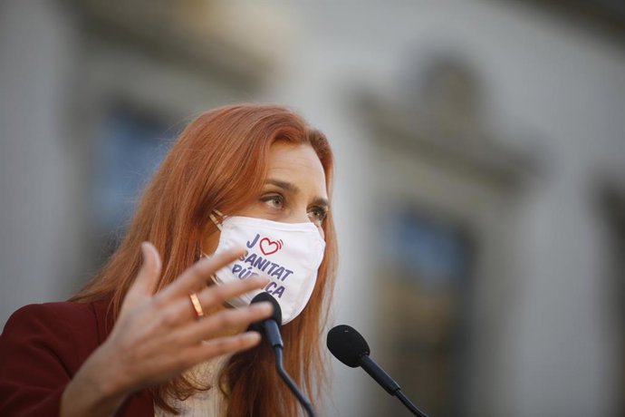 La candidata dels comuns a la presidncia de la Generalitat, Jéssica Albiach