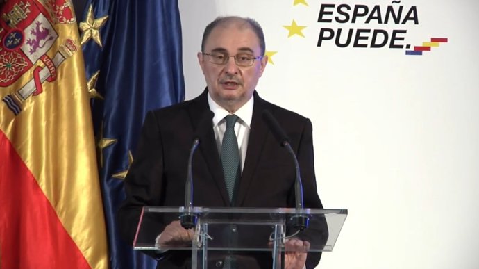 El presidente del Gobierno de Aragón, Javier Lambán.