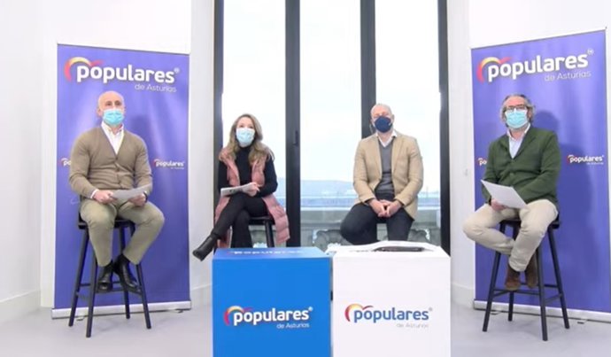 Juan Carlos Ablanedo, Teresa Mallada, Secundino González y Fermín Landeta