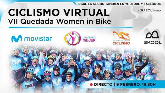'Women in Bike' celebra este martes su 7 quedada virtual