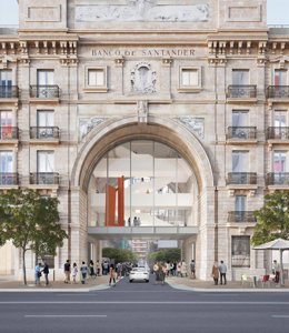 Infografía del 'Proyecto Pereda' del Banco Santander