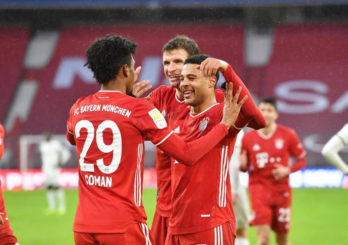 El Bayern celebra un gol