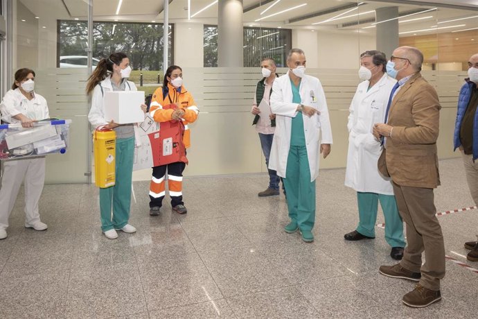 Recepción de las vacunas contra el Covid-19 en la Mutua Montañesa