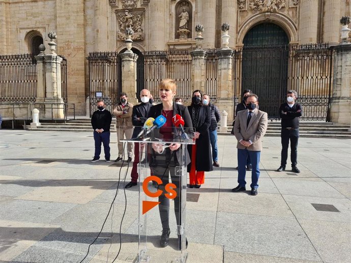 La portavoz de Cs en el Ayuntamiento de Jaén y primera teniente de alcalde, María Cantos