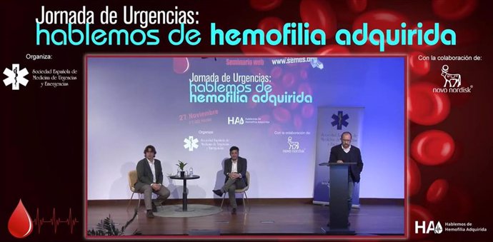 Jornada de Urgencias: hablemos de hemofilia adquirida', organizada por SEMES y Novo Nordisk.