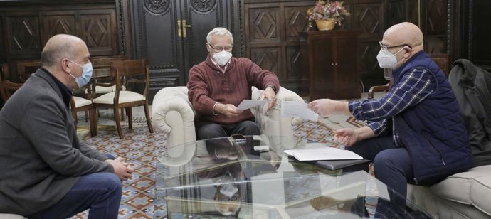 Joan Ribó reunido con la Asociación de Pequeños Accionistas del Valencia CF SAD