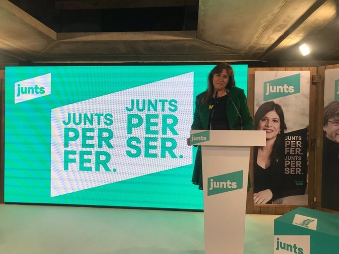 La candidata de Junts a les eleccions, Laura Borrs