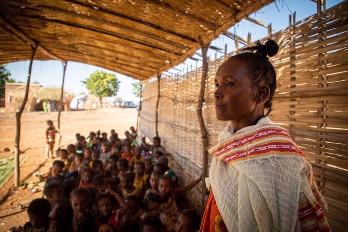 Refugiados en Tigray