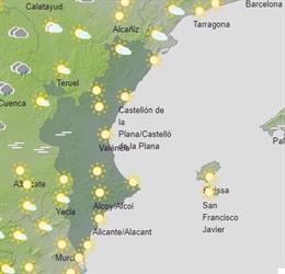 Predicción meteorológica en la Comunitat Valenciana