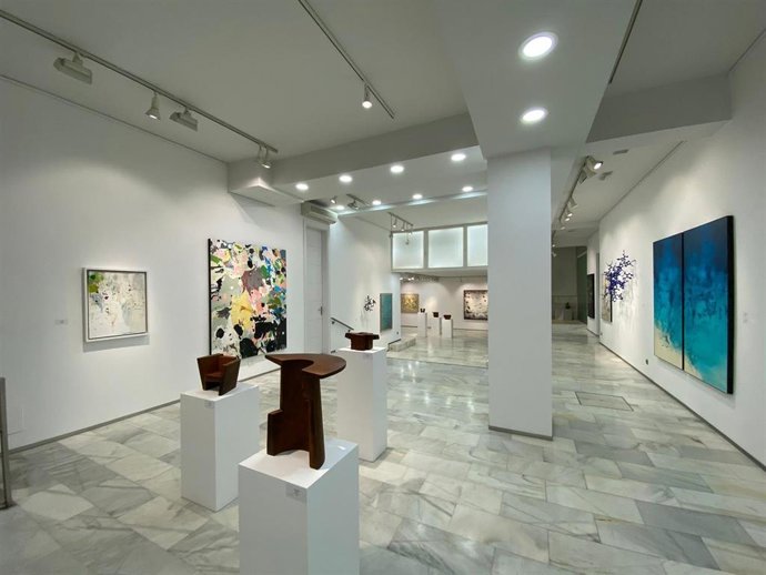 Obras del artista cordobés Pepe Puntas en la galería BAC Alberto Cornejo de Madrid.