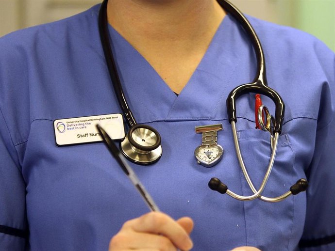 Nurses in the accident and emergency dept of Selly Oak Hospital work during a busy shift on March 16, 2010 in Birmingham, England.