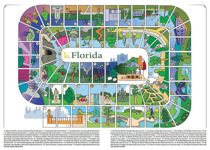 El Ayuntamiento de Vitoria  edita un juego de la oca que repasa la historia del Parque de La Florida