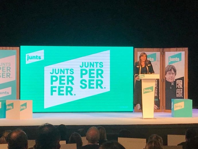 La candidata de Junts a las elecciones catalanas, Laura Borrs