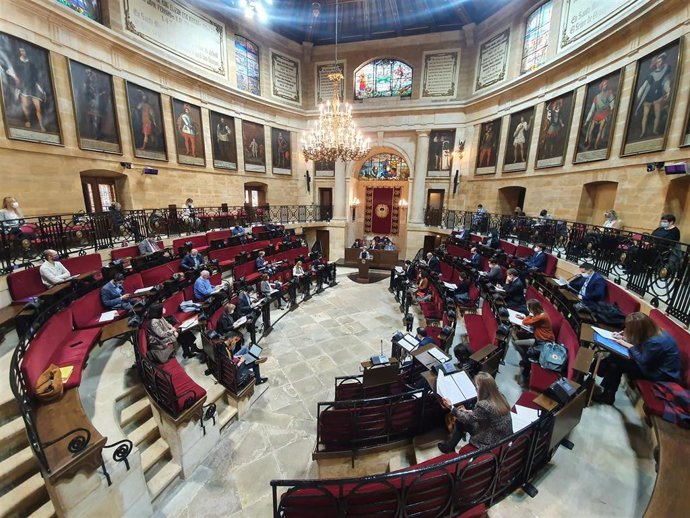 Pleno de las Juntas Generales de Bizkaia del pasado miércoles