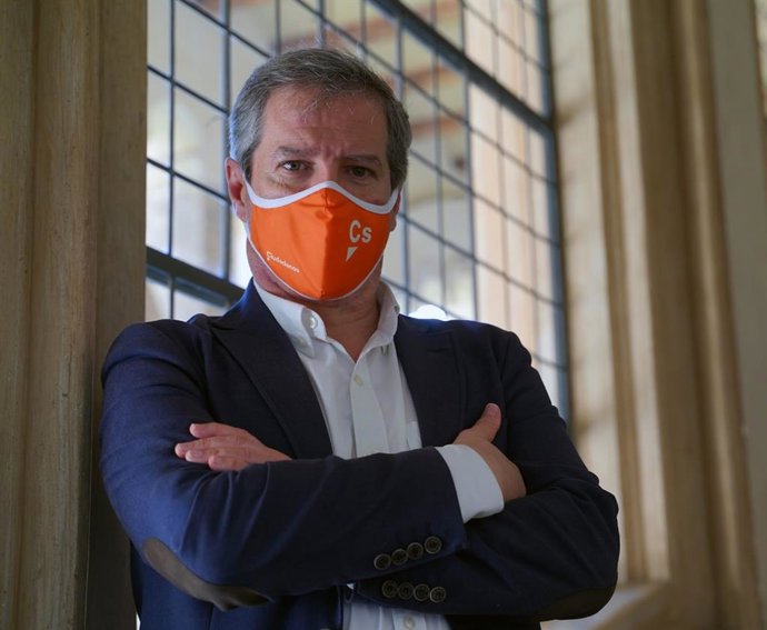 El líder de Cs en Aragón, Daniel Pérez Calvo.