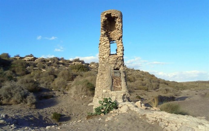 Pozo de las Amoladeras, tras el derrumbe