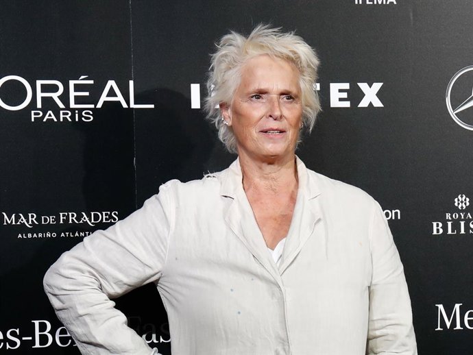 Lucía Dominguín acude a la presentación de la colección de Ángel Schlesser para la temporada primavera/verano 2021 durante la 72 Edición de la Mercedes-Benz Fashion Week Madrid, en Ifema, Madrid.   (Foto de ARCHIVO) 11/9/2020