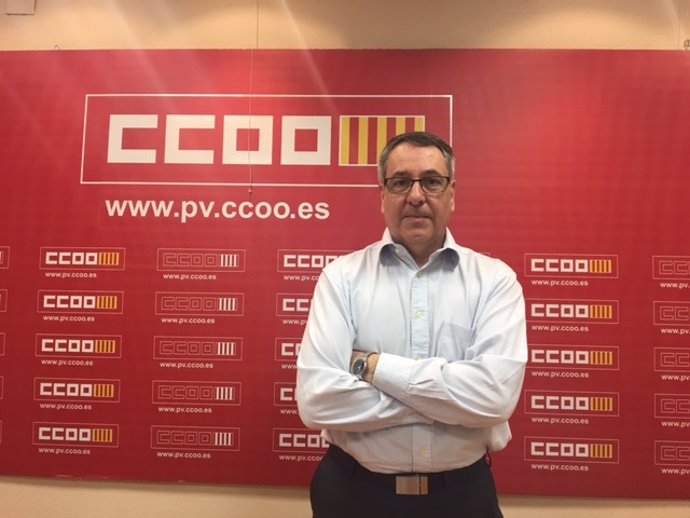 El secretario general de CCOO PV, Arturo León, en una imagen de archivo