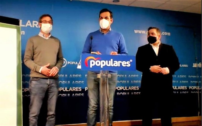 Captura de pantalla de la comparecencia de Juan Diego Requena (c).