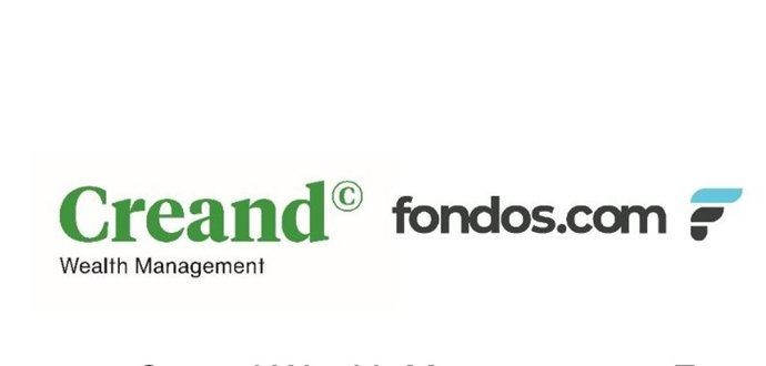 Logos de Creand WM y Fondos.Com