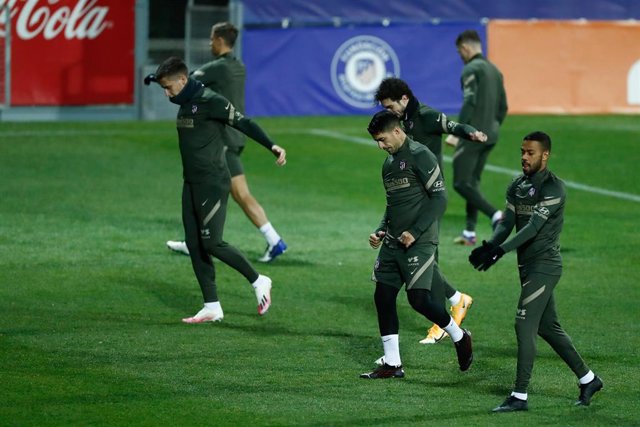 Entrenamiento del Atlético de Madrid