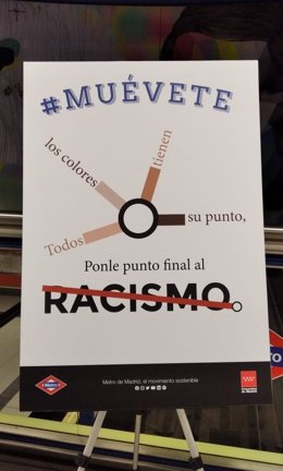 Campaña #muévete de Metro de Madrid