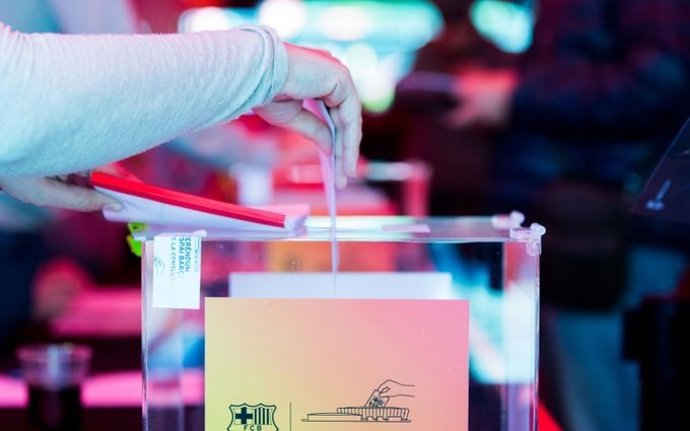 Votación electoral en el FC Barcelona